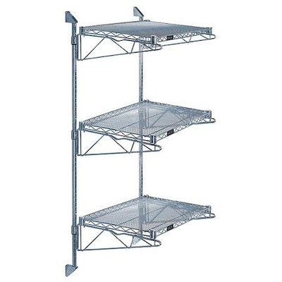 QUANTUM STORAGE SYSTEMS WC54-CB2424GY Wire Cantilever,24 in Overall Depth