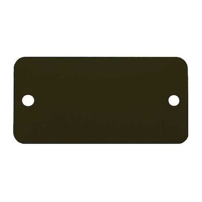 C.H. Hanson 43045 Blank Tag,Rectangle,Black,Pk5