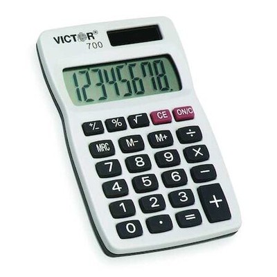 Victor Technology 700 Pocket Calculator,Lcd,8 Digits