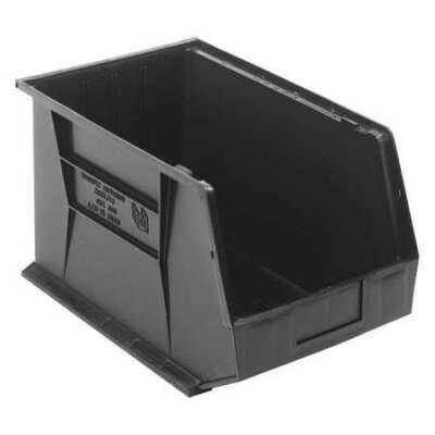 Quantum Storage Systems Qus260bk 75 Lb Hang & Stack Storage Bin, Polypropylene,