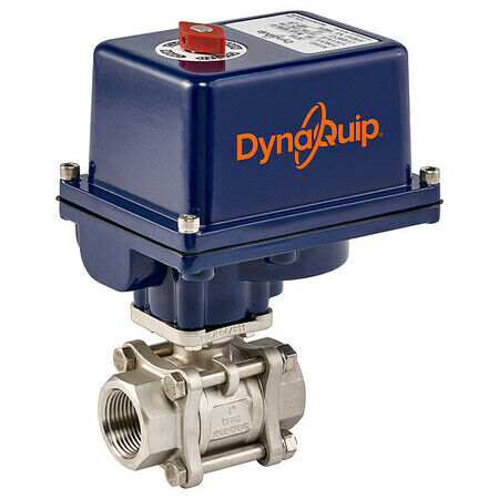 Dynaquip Controls E3s23aje23 1/2" Fnpt Stainless Steel Electronic Ball Valve