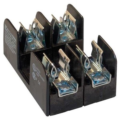 Mersen 20327 Open Fuse Block, H; K5 Ul Class, 2 Poles, 30A Amp Range, 250V