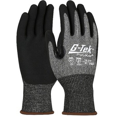 G-Tek Polykor X7 16-278/Xs Cut Resistant Glove, A7 Cut Level, 18 Ga