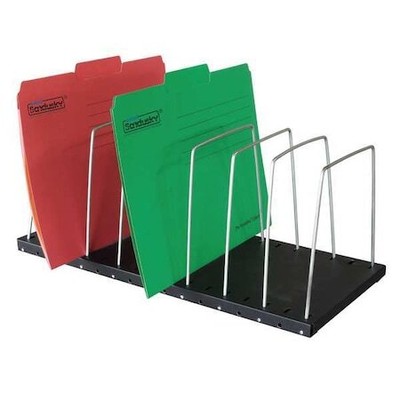 Zoro Select 1Dnp7 File Holder,8 Compartments,7-1/2 In. H