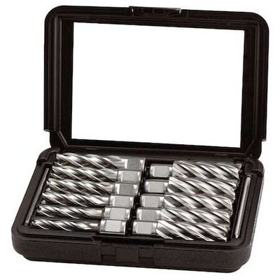 Zoro Select 4Thf7 Annular Cutter Set,M2 Hss,2 In D,11 Pc