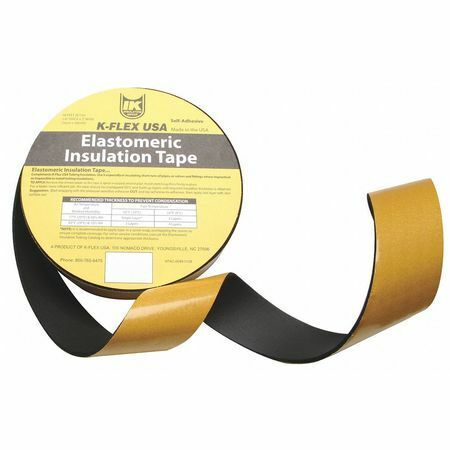K-Flex Usa 800-El-018 Pipe Insulation Tape, 30 Ft Overall Lg, 2 In Overall Wd,