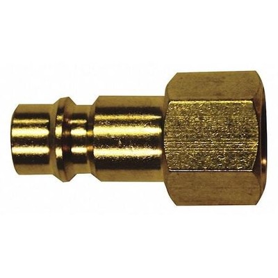 Milton 761 V Style High Flow Plug,1/4'' Fnpt,Pk10