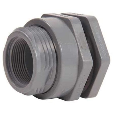 Hayward Flow Control Bfas2030ces Bulkhead Fitting, 3'', Cpvc/Epdm, Socket X Fpt