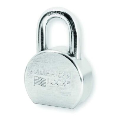 American Lock A700 Padlock, Keyed Different, Standard Shackle, Round Steel