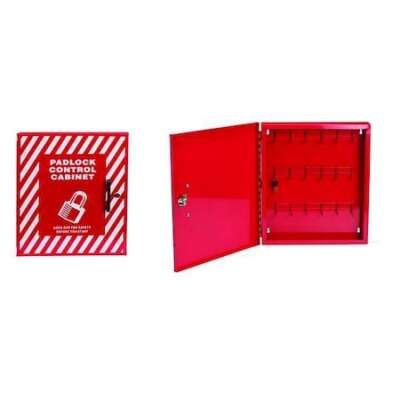 Brady Lr018e Lockout Cabinet,Unfilled,15-1/2 In H
