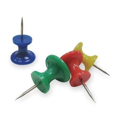 Zoro Select 2Wfw7 Pushpin,3/8 Point,Asrt,Pk100