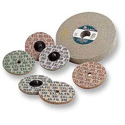 Scotch-Brite 61500099322 Unitized Wheel,3 In Dia,Tr Attach,Ao,Crs