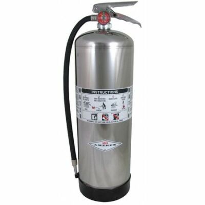 Amerex 240 Fire Extinguisher, Class A, Agent: Water, Ul Rating 2A,