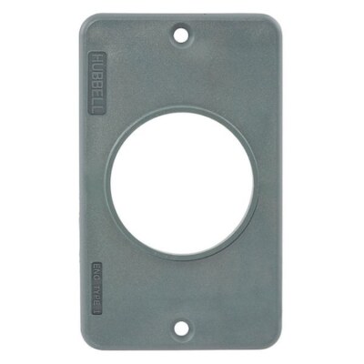 Hubbell Wiring Device-Kellems Hbl3055 Electrical Box Cover, Wall Box Type, 1