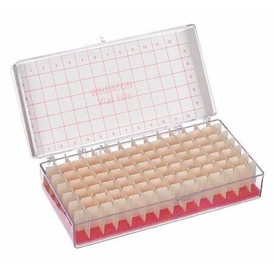 Wheaton 228778 Vial Store Case,Holds 60 Test Tubes,Pk6