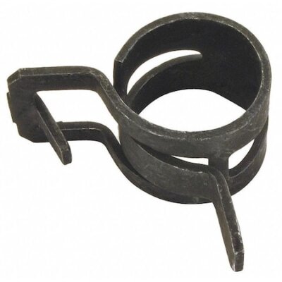 Zoro Select Ctb-24St Fk Hose Clamp, Lcs, Dia 24Mm X 1.3Mm, Pk10