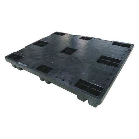 Zoro Select 2Pe64 Recycled High Density Polyethylene Pallet, 48 In