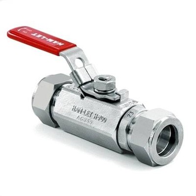 Ham-Let H-700-Ss-L-12Mm-T-Ld Manual 2-Way Ball Valve,Let-Lok,Ss