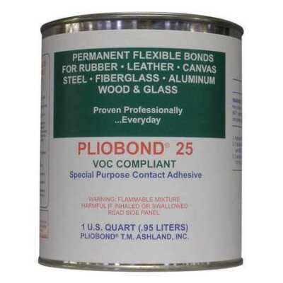 Pliobond Pc-325-Lv Contact Cement, 25 Series, Tan, 1 Qt, Can