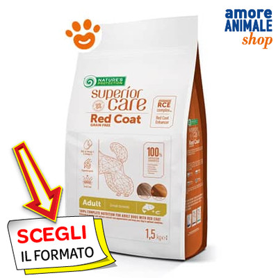 Natures Protection Superior Care Manti Rossi Adult Small Breeds Salmone 1,5/10Kg