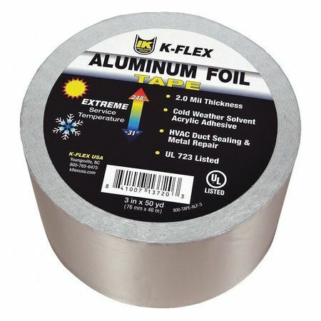 K-Flex Usa 800-Tape-Alf-3 3" X 150 Ft. Aluminum Pipe Insulation Tape