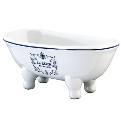 KINGSTON BRASS BATUBDSW Le Savon 6'' Double Slipper Clawfoot Tub Decorative Soap