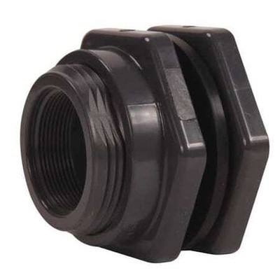 Hayward Flow Control Bfas1005ces Bulkhead Fitting, 1/2'', Pvc/Epdm, Socket X Fpt