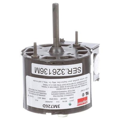 Dayton 71634704M Hvac Motor,1/50 Hp,1550 Rpm,230V,3.3