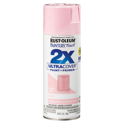 Rust-Oleum 334028 Candy Pink, Gloss, 12 Oz