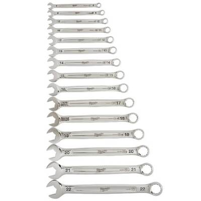Milwaukee Tool 48-22-9515 15Pc Combination Wrench Set - Metric