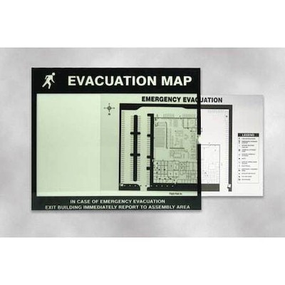 Accuform Dta204 Map Holder,Fits 11 X 17 In Map
