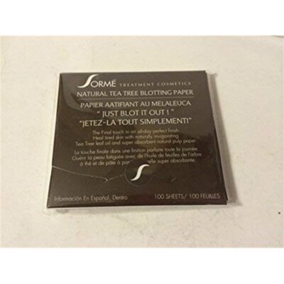 2 Pack SORME NATURAL GREEN TEA  BAMBOO PULP BLOTTING PAPER 60 SHEETS