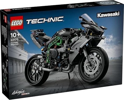 LEGO Technique 42170 Kawasaki Ninja H2R Motorcycle Building Toy Vehicle