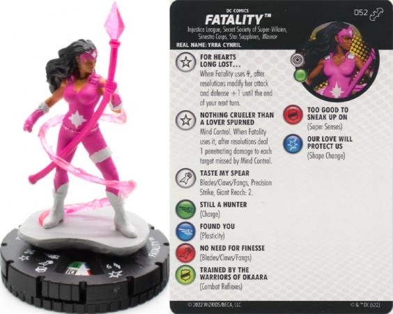 DC Heroclix Batman Team Up Super Rare : Fatality - 052
