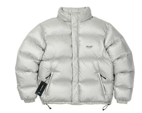 Palace Skateboards Pertex London Puffa Silver XL Brand New Palace Skateboards Pertex London Puffa Silver XL Brand New