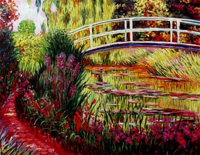 C. Monet 油彩画 1972年 C. Monet 油彩画 1972年