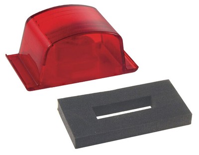 Grote 46092 Red Small Square PC-Rated Clearance Marker Light