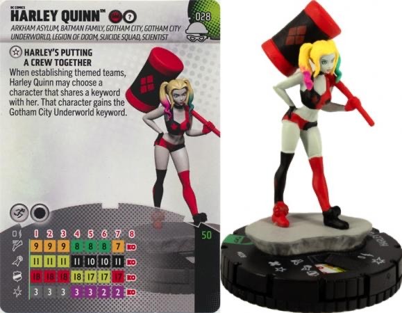 DC Heroclix Notorious : Harley Quinn - 028 Uncommon