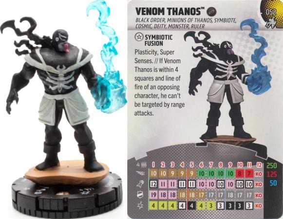 Marvel Heroclix Spiderman Beyond Amazing Super Rare : Venom Thanos - 052