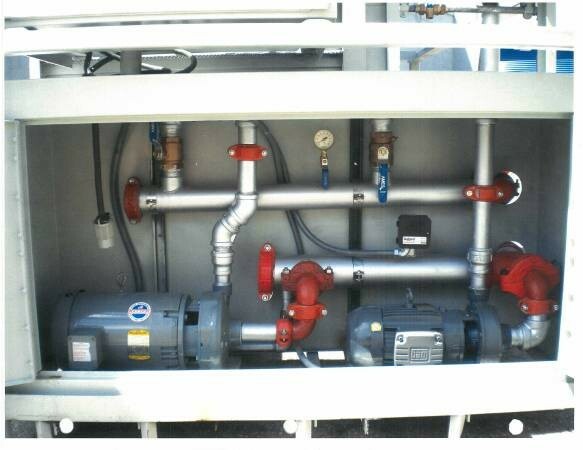 Cooling tower, self contained unit, 50 ton