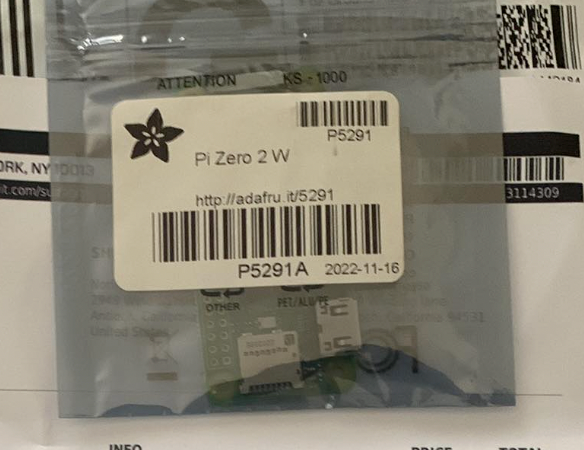 Zero 2 W - 512mb Ram - Bluetooth - 1ghz Cpu - Brand New