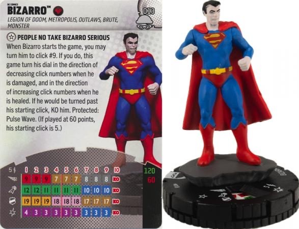 DC Heroclix Notorious : Bizarro - 013 Common
