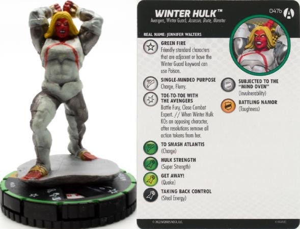 Marvel Heroclix Avengers Forever Prime : Winter Hulk - 047b