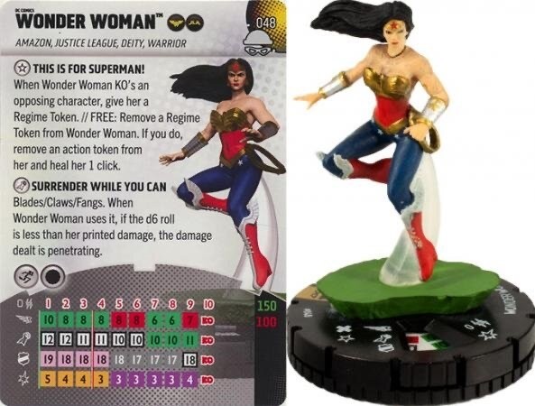 DC Heroclix Notorious : Wonder Woman - 048 Super Rare
