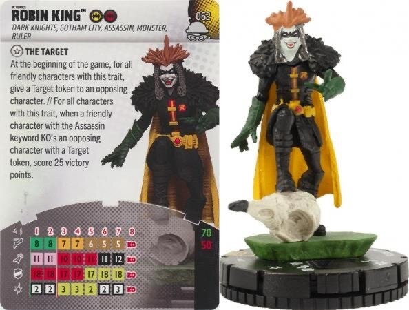DC Heroclix Notorious : Robin King - 062 Super Rare