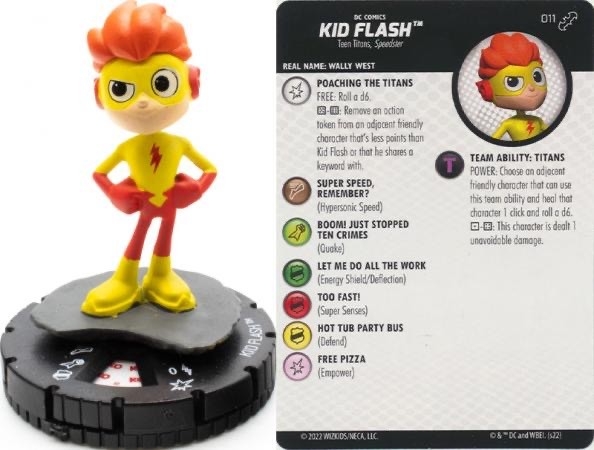 DC Heroclix Batman Team Up Common : Kid Flash - 011