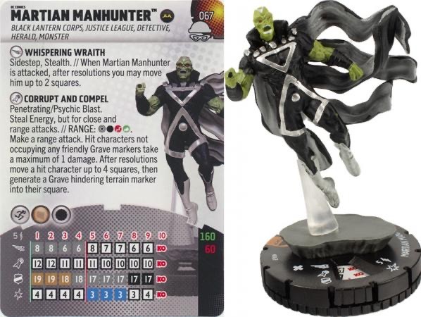 DC Heroclix Notorious Chase : Martian Manhunter - 067