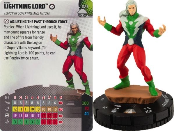 DC Heroclix Notorious : Lightning Lord - 023 Uncommon