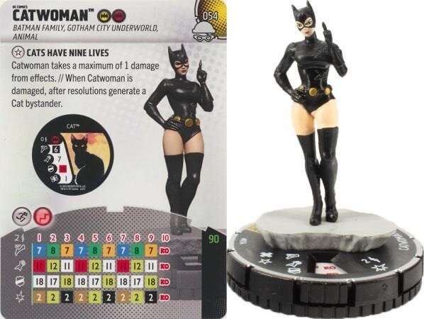 DC Heroclix Notorious : Catwoman - 054 Super Rare