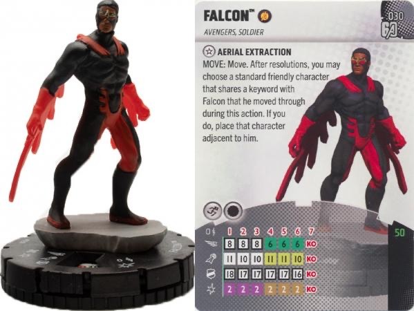Marvel Heroclix Avengers 60th : Rare Falcon - 030